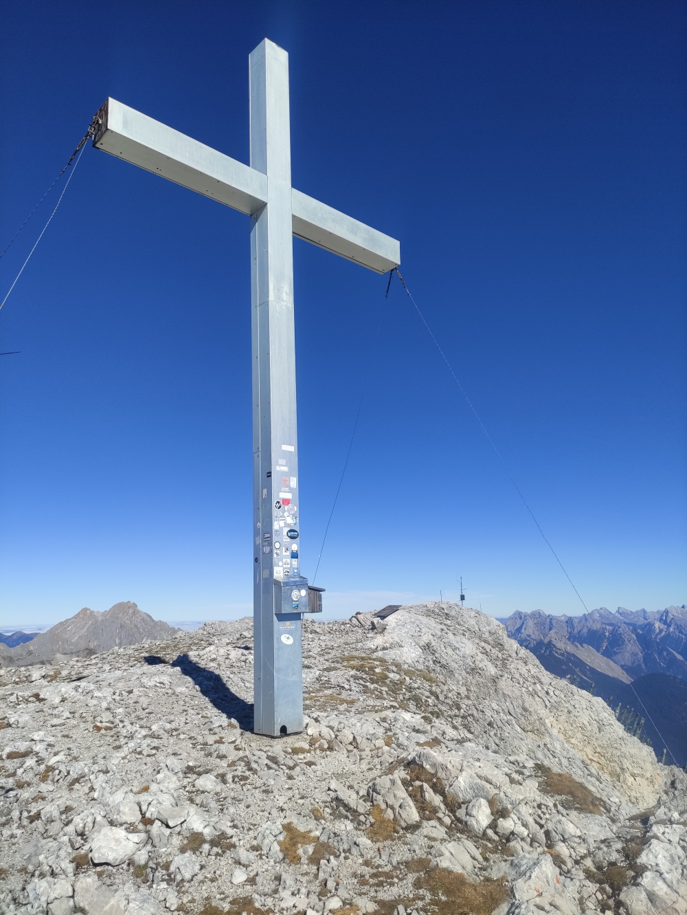 Wanderung Hohe Munde: Wanderung Hohe Munde: Gipfelkreuz (Hohe Munde Ostgipfel)