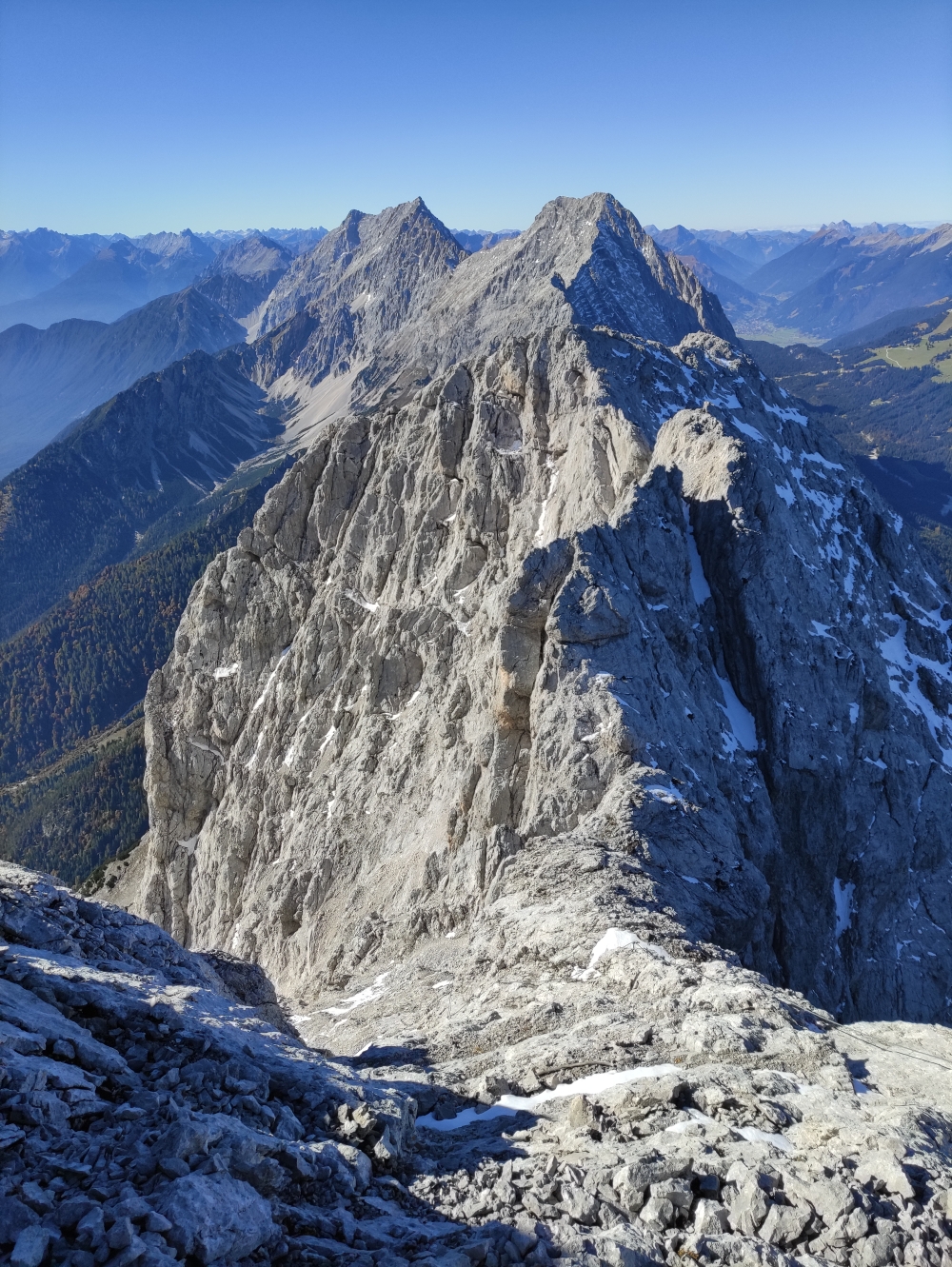 Klettersteig Hohe Munde Überschreitung: Klettersteig westlich des Westgipfels
