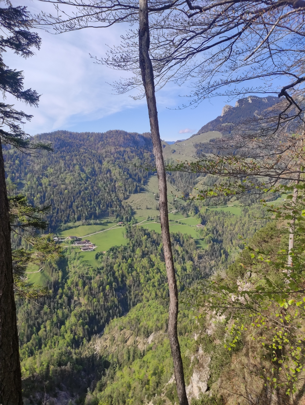 Duxeralm -> Kaindlhütte: Blick übers Kaisertal