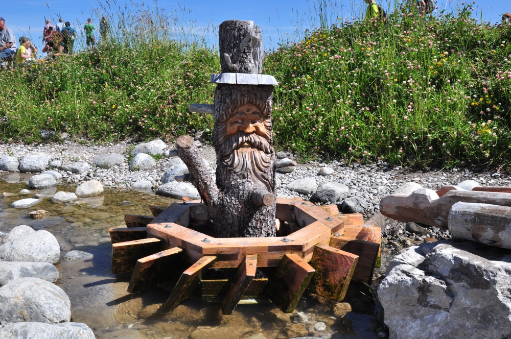 Wanderung Kanzelwand: Wanderung Kanzelwand: Am Ende des Burmiwasser-Weges (Burmiwasser Ende)