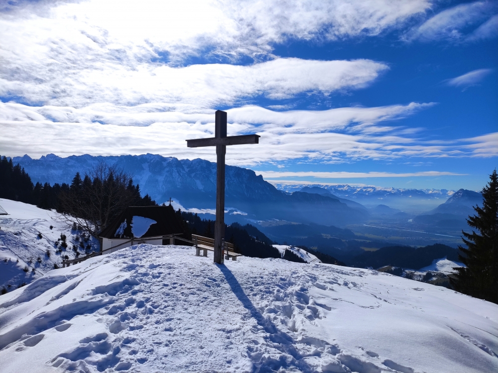 Karspitze: Gipfelkreuz
