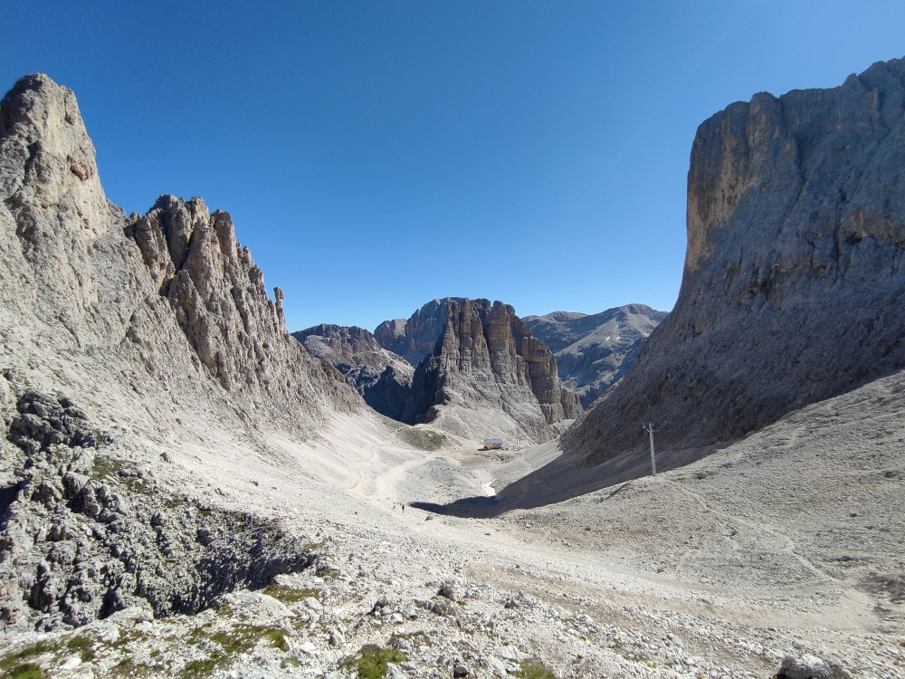 Gartlhütte -> Santnerpasshütte: Schuttkar