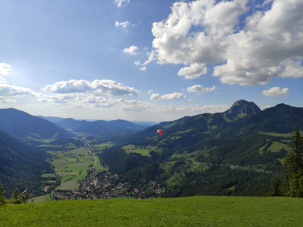 Kitzlahnerkopf -> Parkplatz Oberes Sudelfeld: Ausblick vom Kitzlahnerkopf