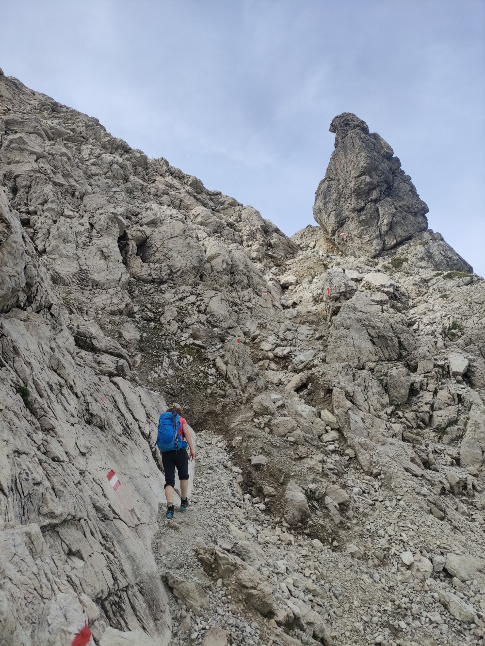 Wanderung Schrecksee vom Vilsalpsee: Roter Bergweg