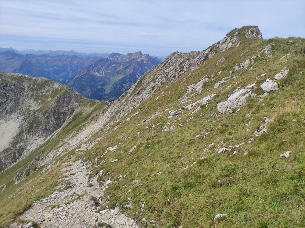 Wanderung Schrecksee vom Vilsalpsee: Übergang zum Vordere Schafwanne