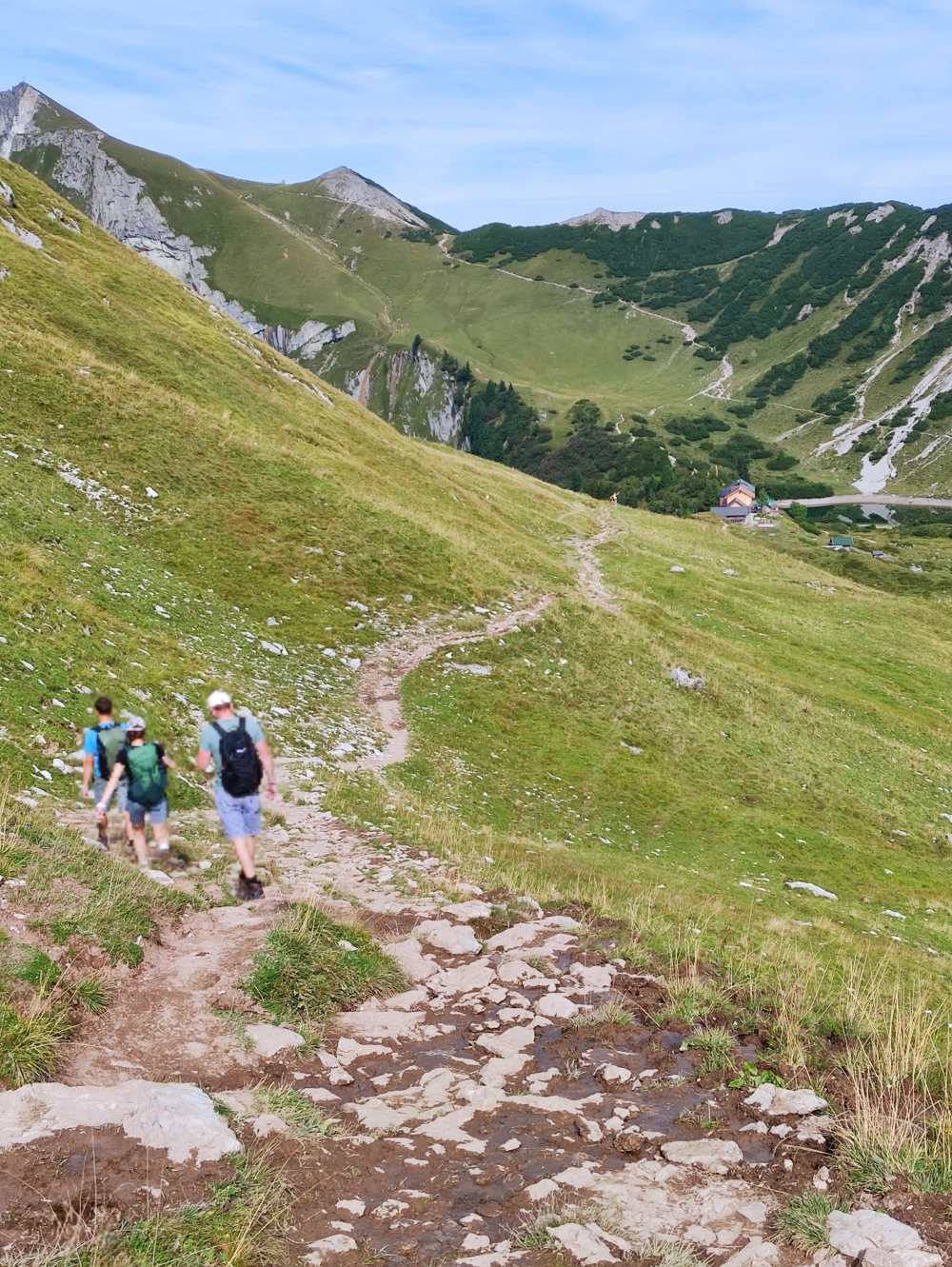 Wanderung Schrecksee vom Vilsalpsee: Saalfelder Weg