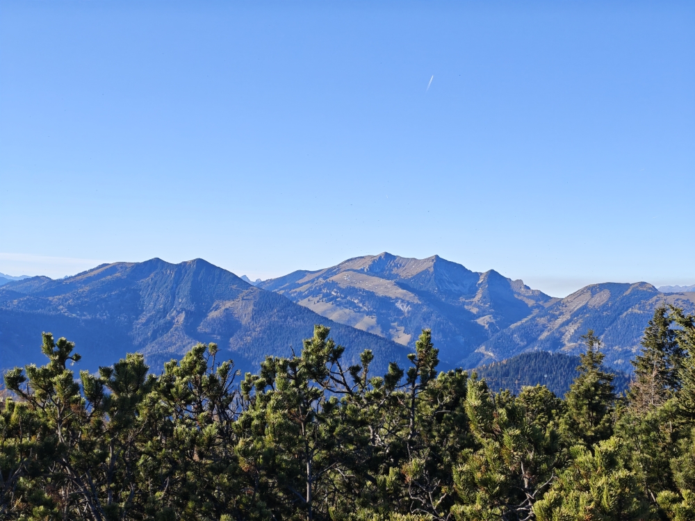 Wanderung Köglhörndl: Wanderung Köglhörndl: Blick nach Nordwesten zum Hinteres Sonnwendjoch (Köglhörndl)