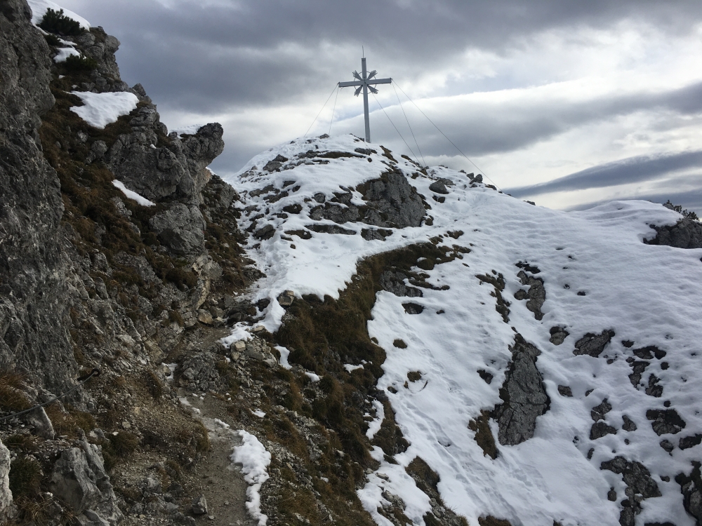 Kramerspitz -> Martinshütte (St. Martin): Die letzten Meter zum Gipfel