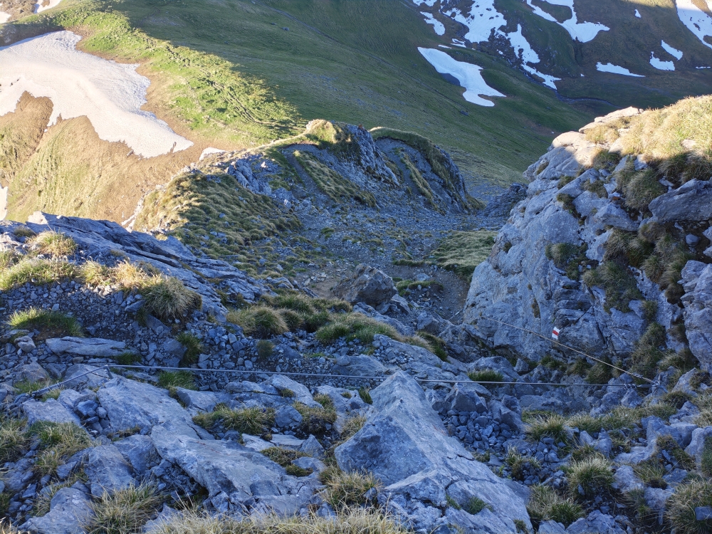 Wanderung Margelchopf: Kurze, selversicherte Kraxelei