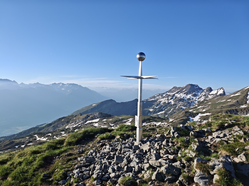 Wanderung Margelchopf: Wanderung Margelchopf: Blick zum Alvier (Margelchopf)