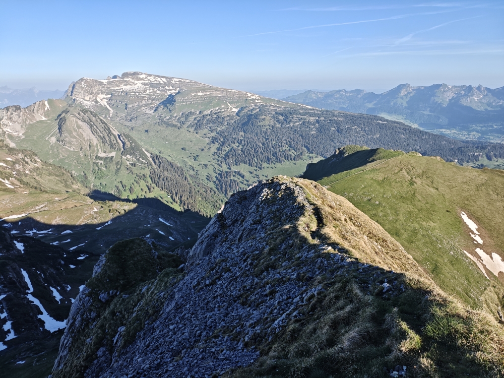Wanderung Margelchopf: Wanderung Margelchopf: Überschreitungmöglichkeit nach Nordwesten  (Margelchopf)