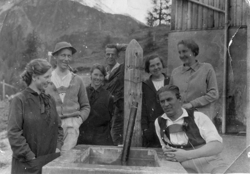 Schachtkopf -> Marienberghütte: alte Aufnahme von 1929 Marienberghütte