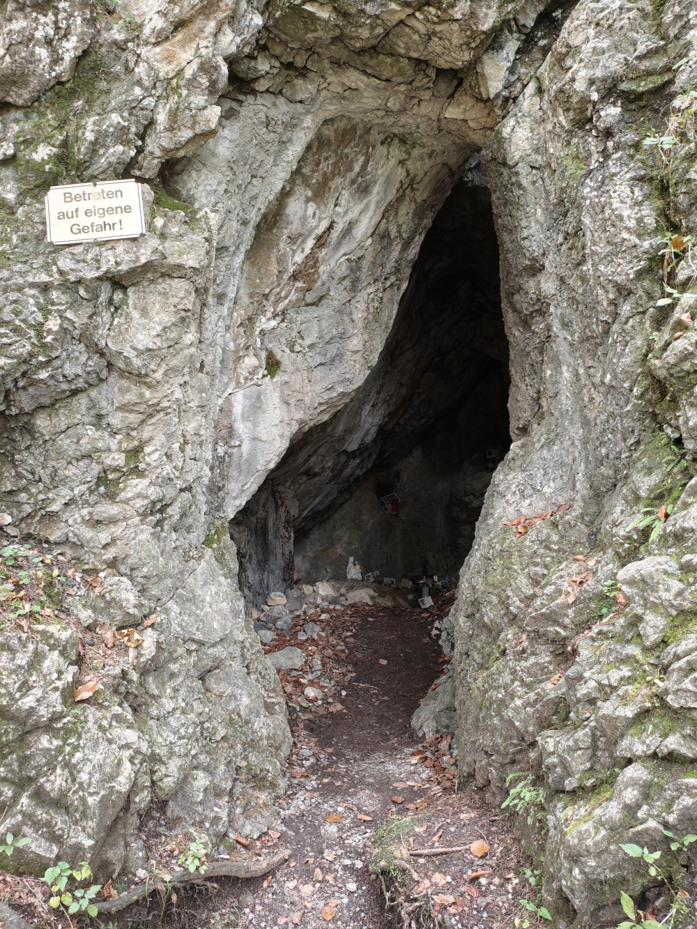 Wanderung Möslalmkreuz: Wanderung Möslalmkreuz: Grotte (Möslalm Grotte)