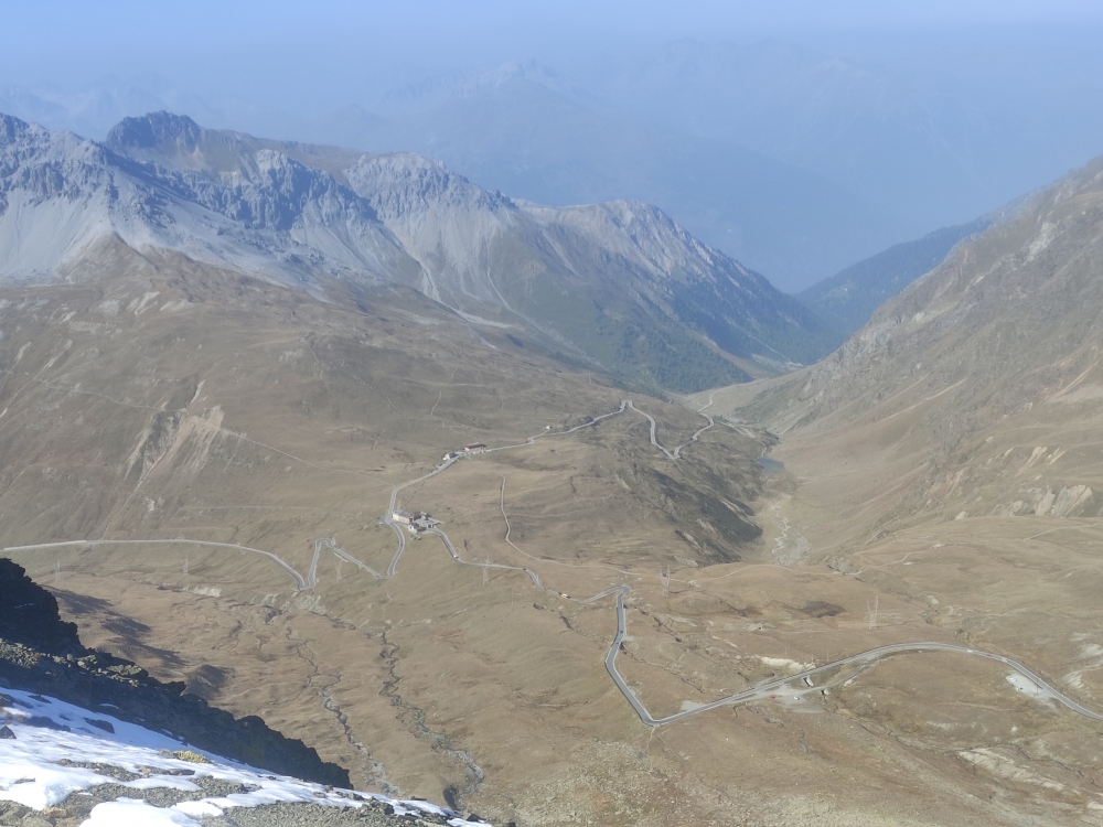 Blick auf den Umbrailpass (Monte Scorluzzo)