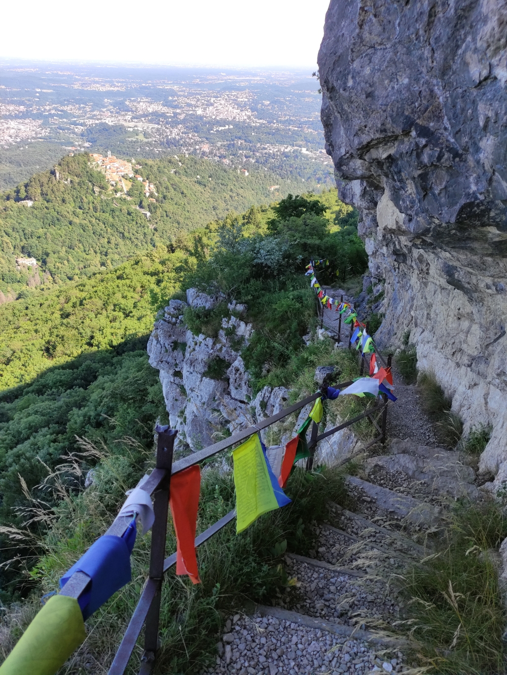 Wanderung Monte Tre Croci: Treppen
