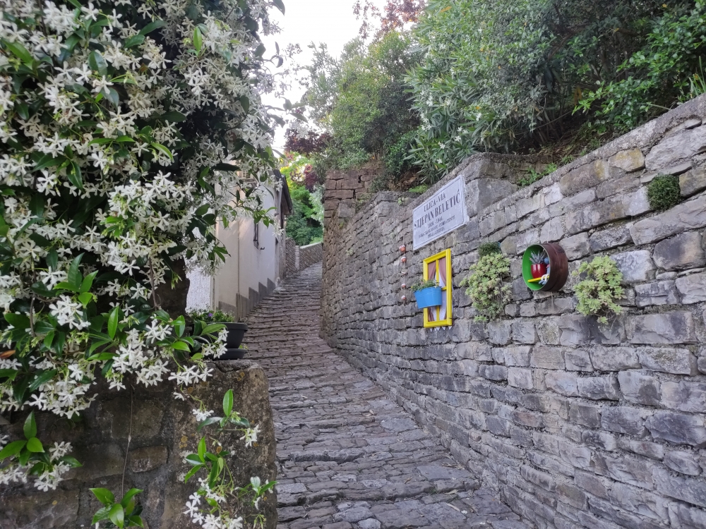 Wanderung Motovun und Parenzana Tunnel: Alter Weg