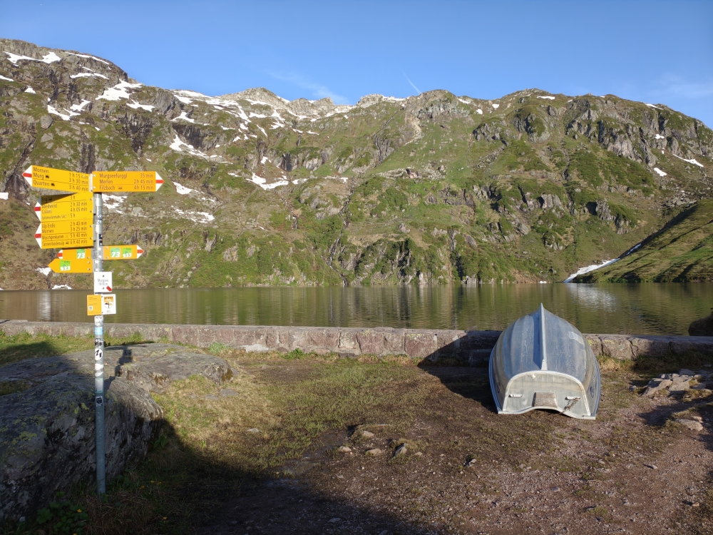 Wanderung Murgseehütte: Wanderung Murgseehütte: Oberer Murgsee (Murgseehütte)