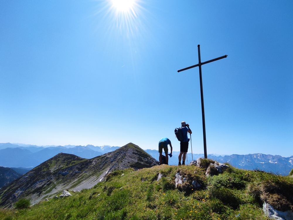 Oberer Rißkopf: Gipfelkreuz