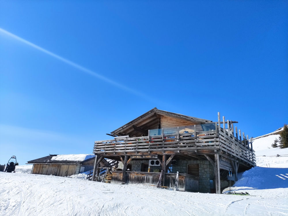 Ochsenalm -> Plosescharte: Ochsenalm im Skigebiet Jochtal