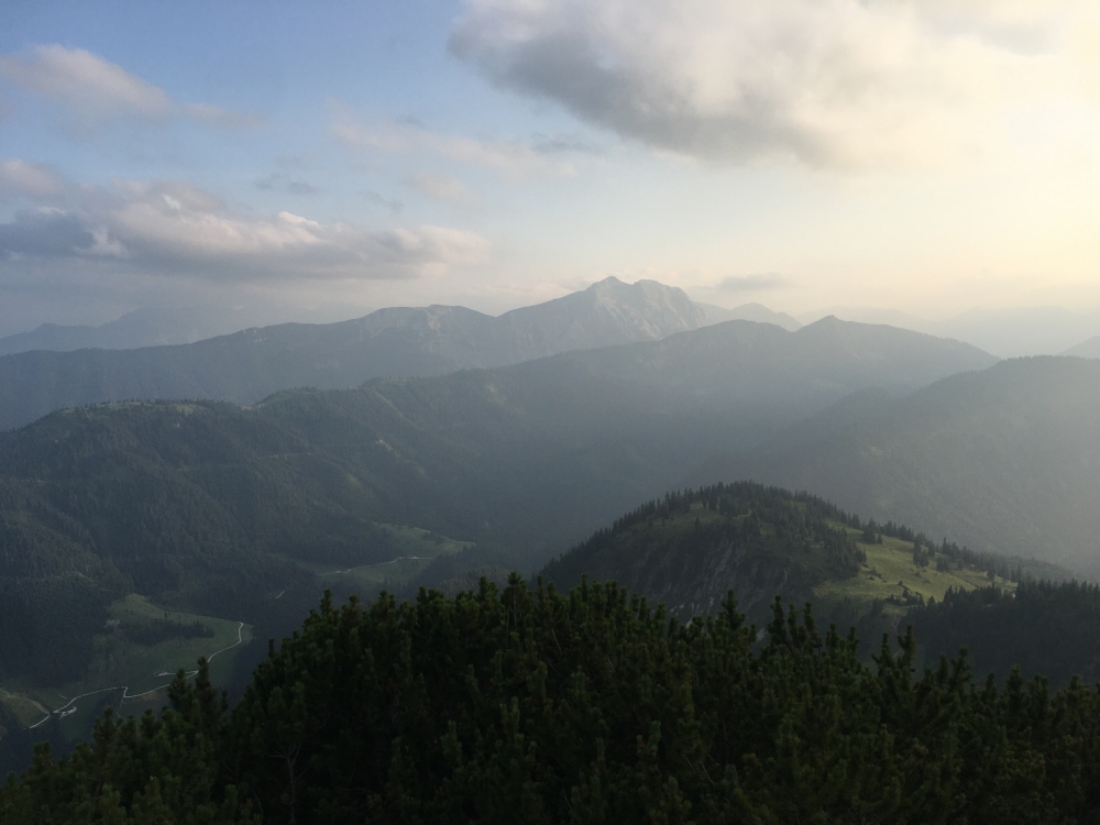 Blick nach Südwesten zur Guffertspitze (Österreichischer Schinder)