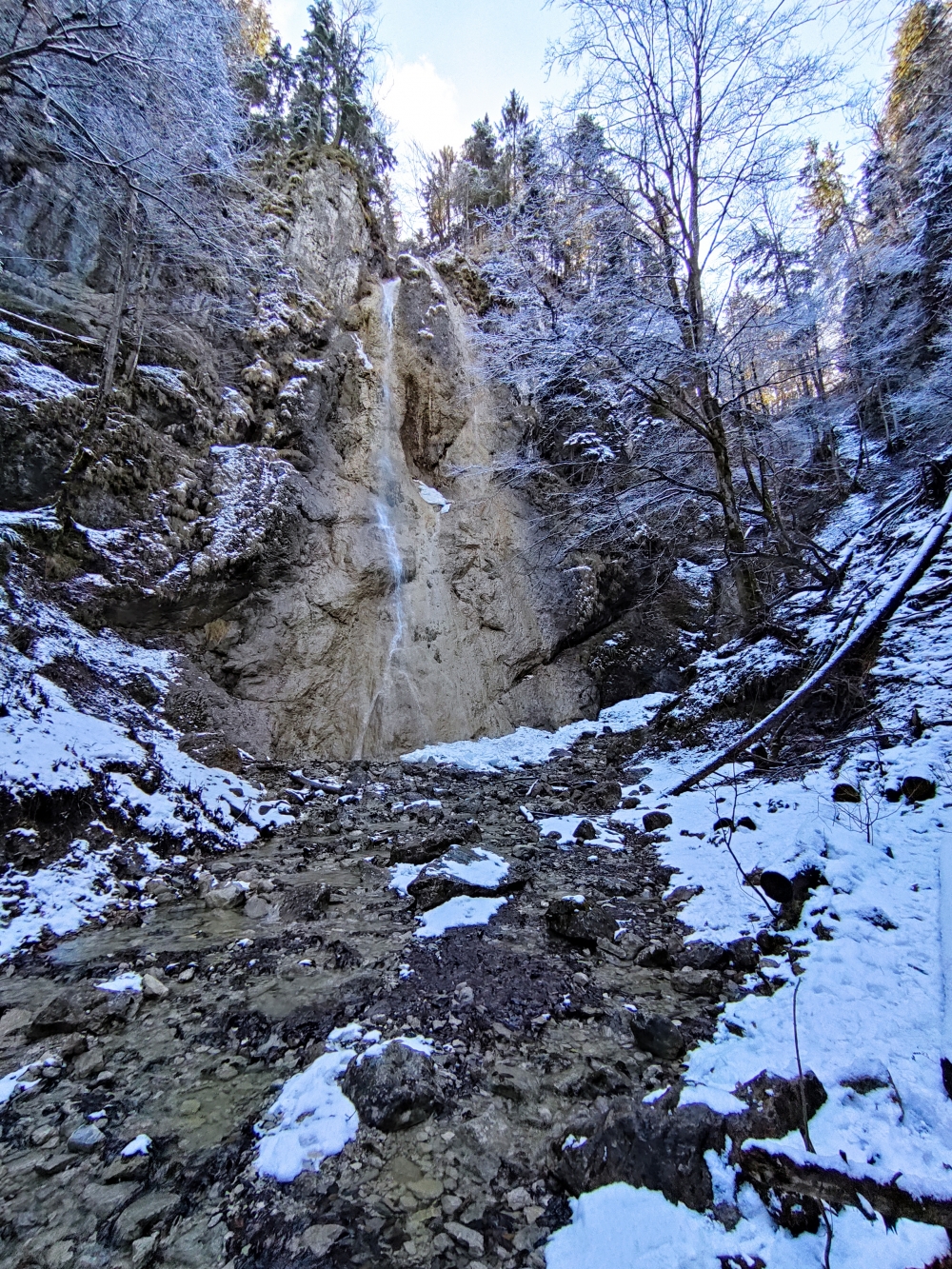 40m Fallhöhe (Ohlstädter Wasserfall)
