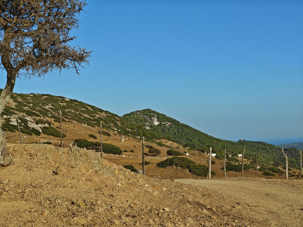 Wanderung Panagia Limbiani: Das Ziel Panagia Limbiani ist bereits sichtbar