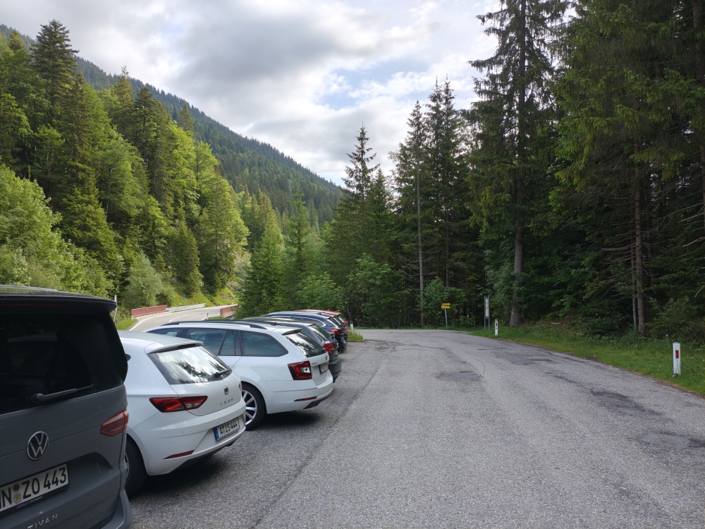 Wanderung Geierköpfe-Hauptgipfel: Wanderung Geierköpfe-Hauptgipfel: Wanderparkplatz