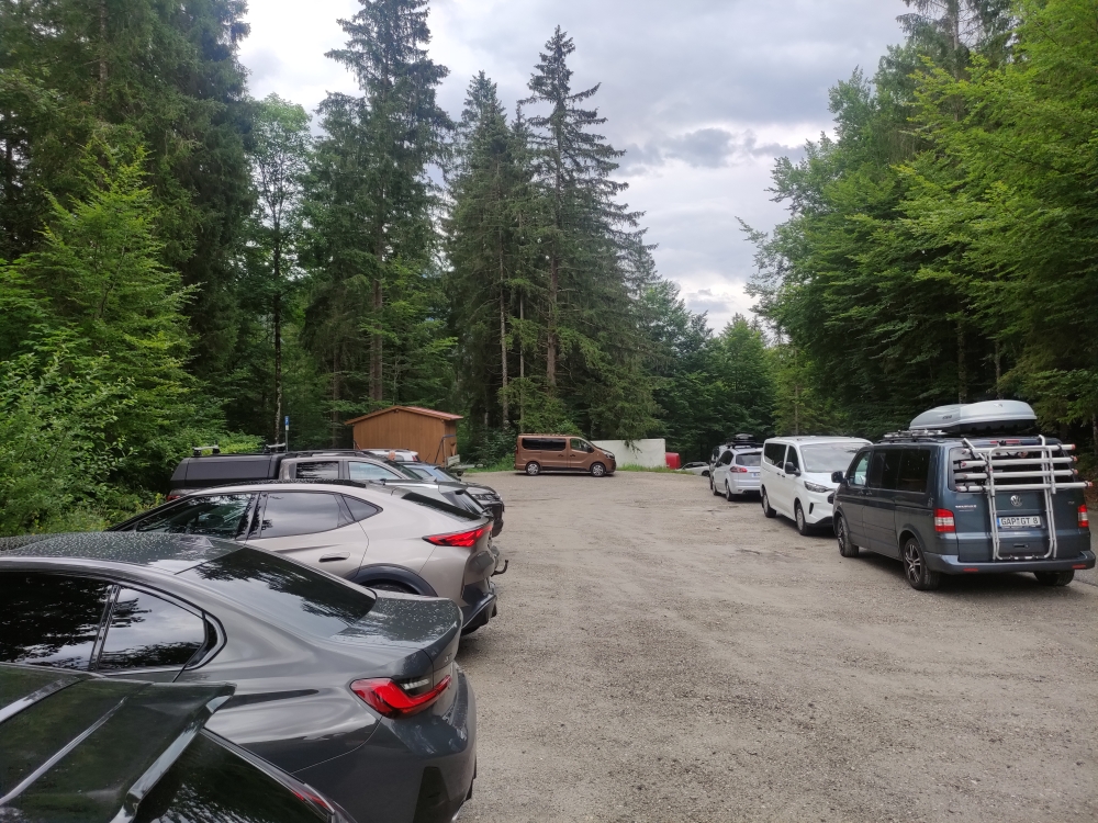 Wanderung St. Martin am Grasberg: Wanderung St. Martin am Grasberg: Wanderparkplatz