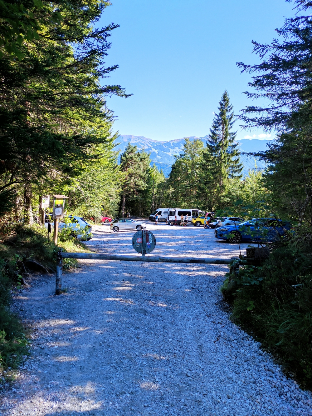 Wanderung Schönfeldspitze: Wanderung Schönfeldspitze: Wanderparkplatz