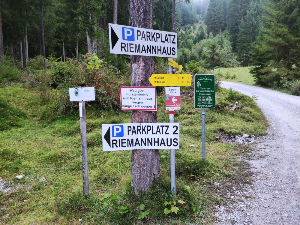 Wanderung Schönfeldspitze: Wanderung Schönfeldspitze: P1 und P2