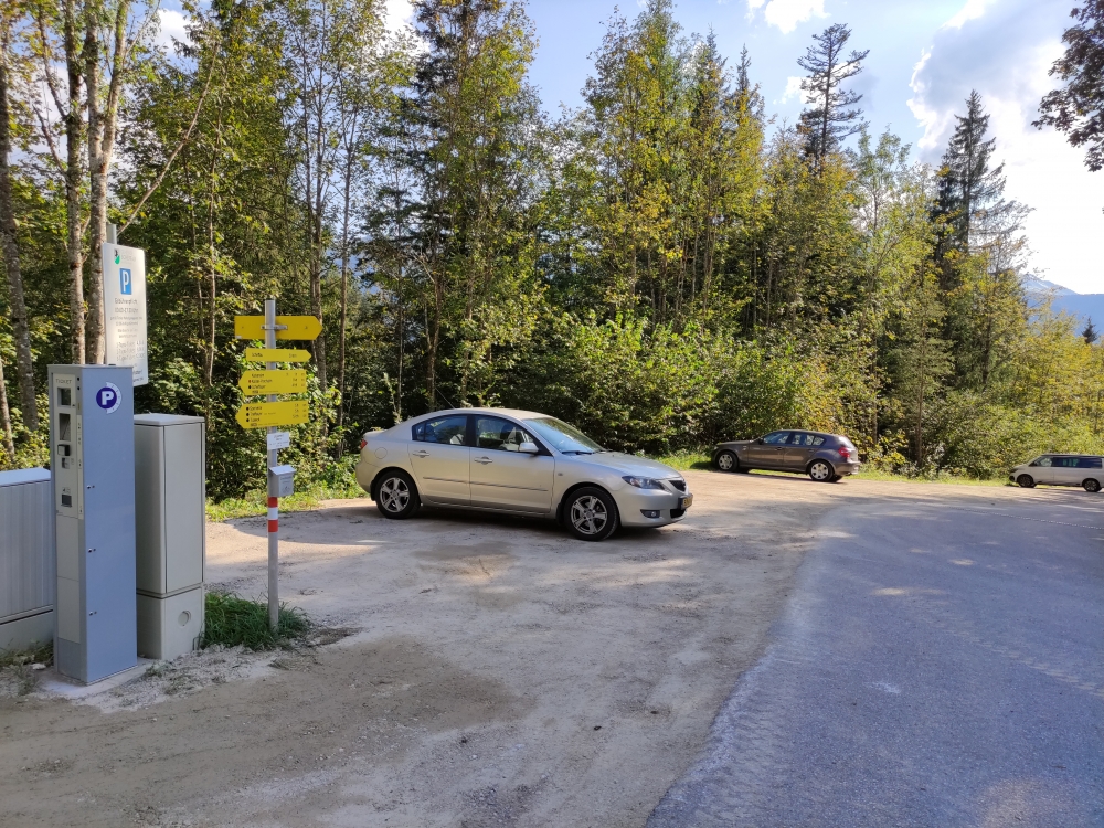 Wanderung Riedlhütte: Wanderung Riedlhütte: Wanderparkplatz