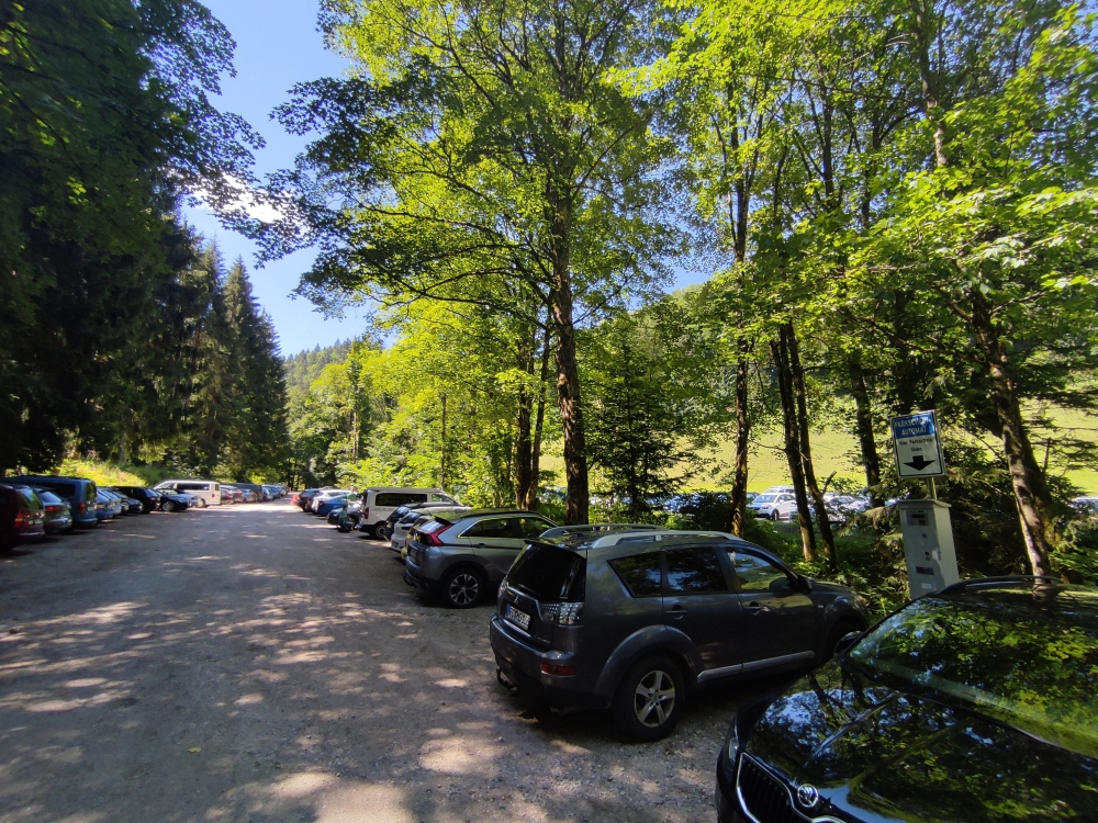 Parkplatz Aigen -> Sulten: Viele Parkplätze findet man in Aigen bei Hintergschwendt