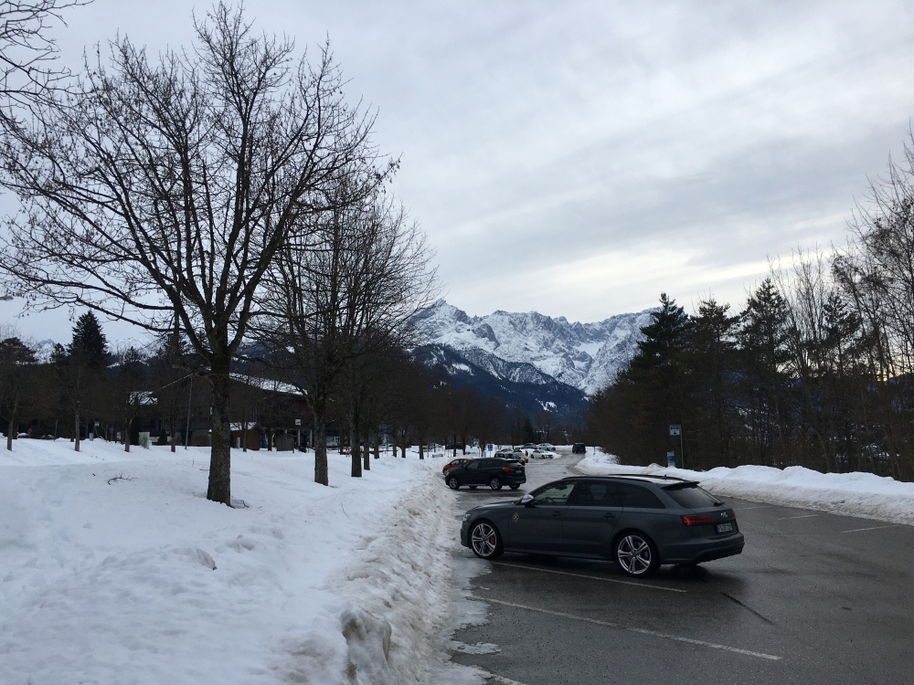 Parkplatz Wankbahn -> Wank: Parkplatz an der Wankbahn