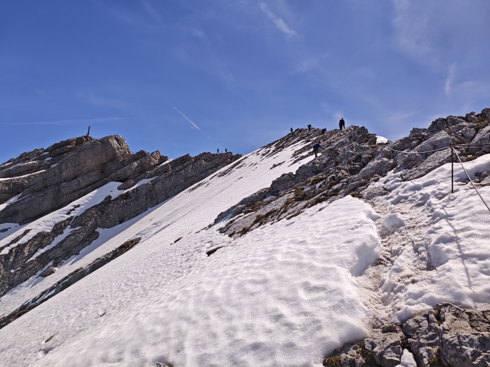 Klettersteig Persailhorn: Gratweg zum Gipfel
