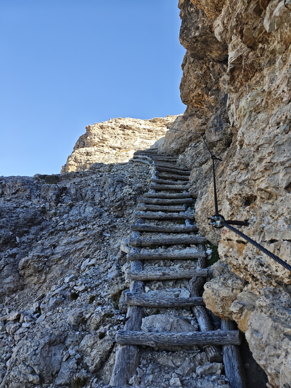 Wanderung Piz Duleda: Stufen 