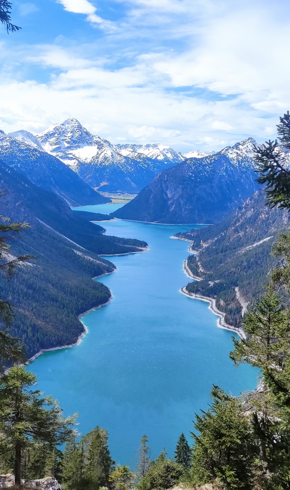 Wanderung Schönjöchl: Wanderung Schönjöchl: Blick über den Plansee zum Thaneller (Plansee-Blick)