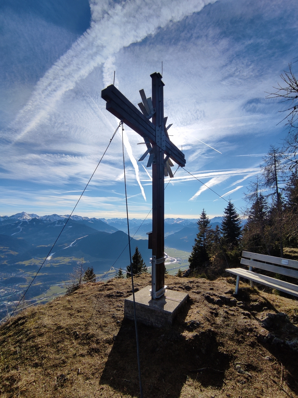 Pletzachkogel: Gipfelkreuz
