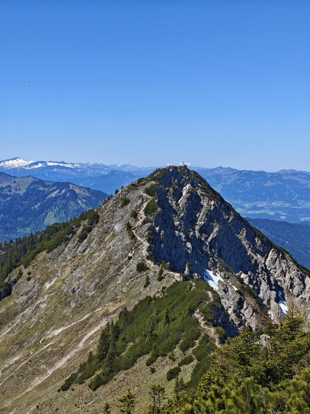 Wanderung Ponten: Blick auf den Iseler