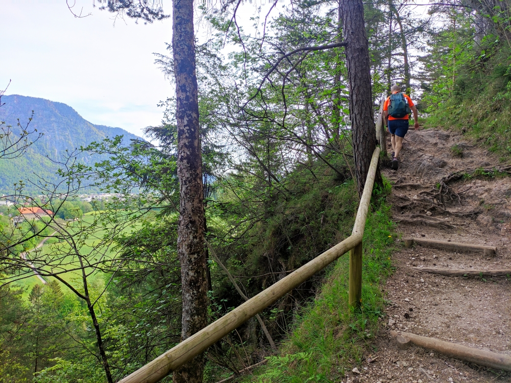 Wanderung Predigtstuhl: Stufen