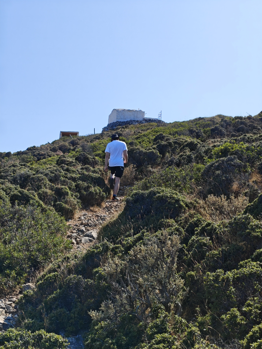 Wanderung Profitis Ilias: Pfad durch Macchia