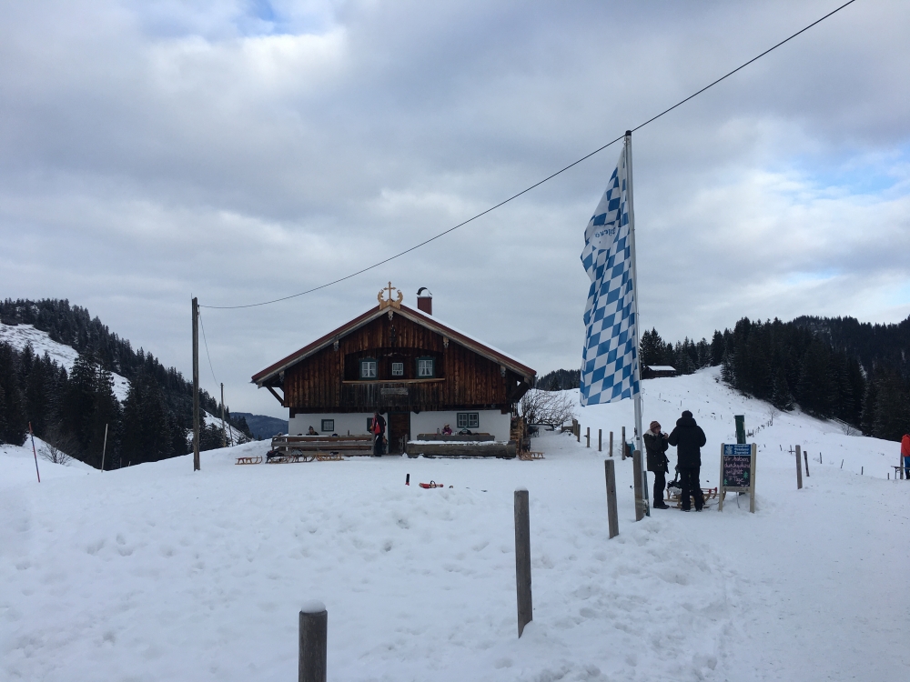Rettenbeck-Alm: Rettenbeck-Alm direkt neben dem Bodenschneidhaus