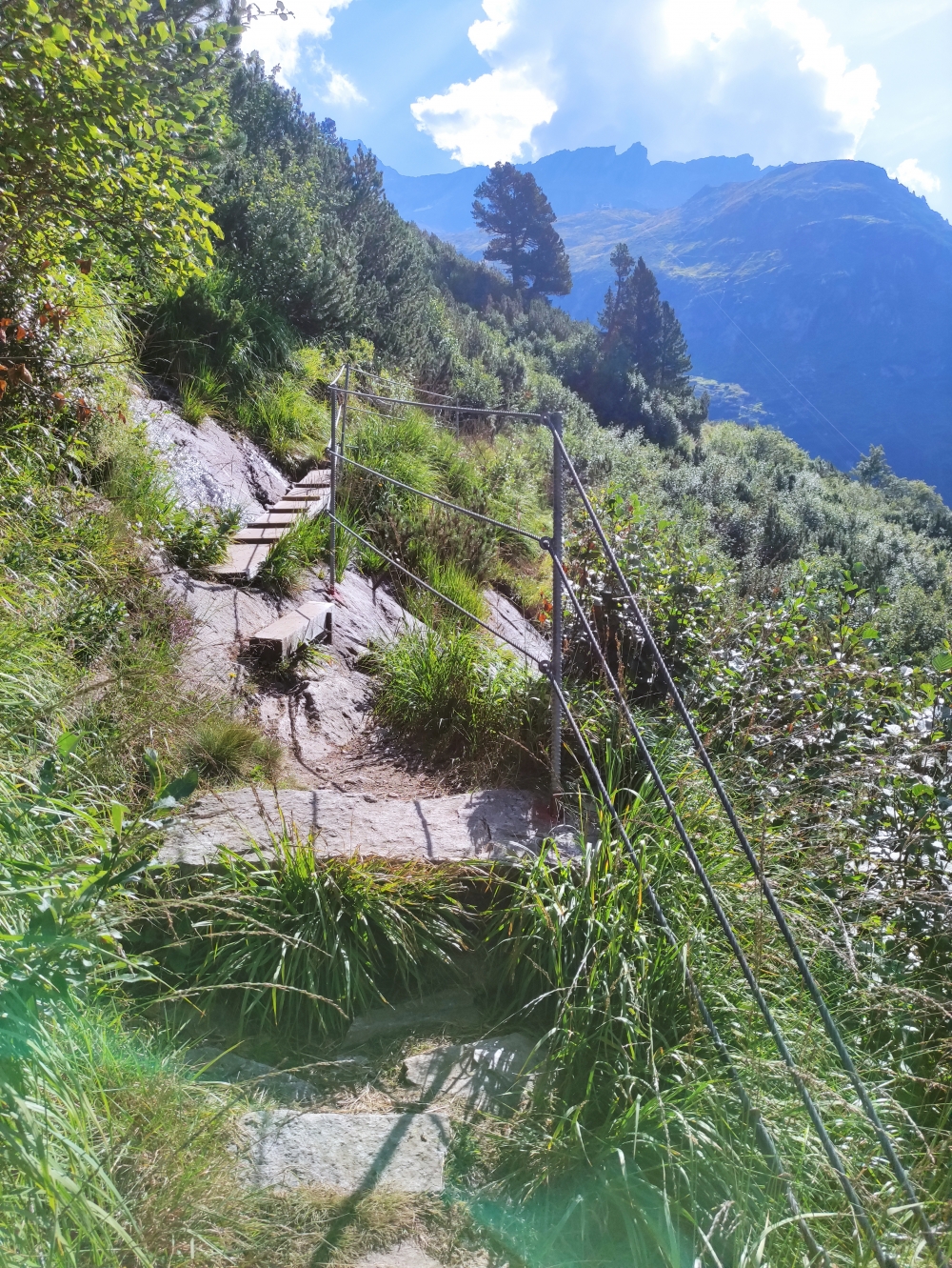 Klettersteig Richterspitze und Rainbachköpfl: Weg