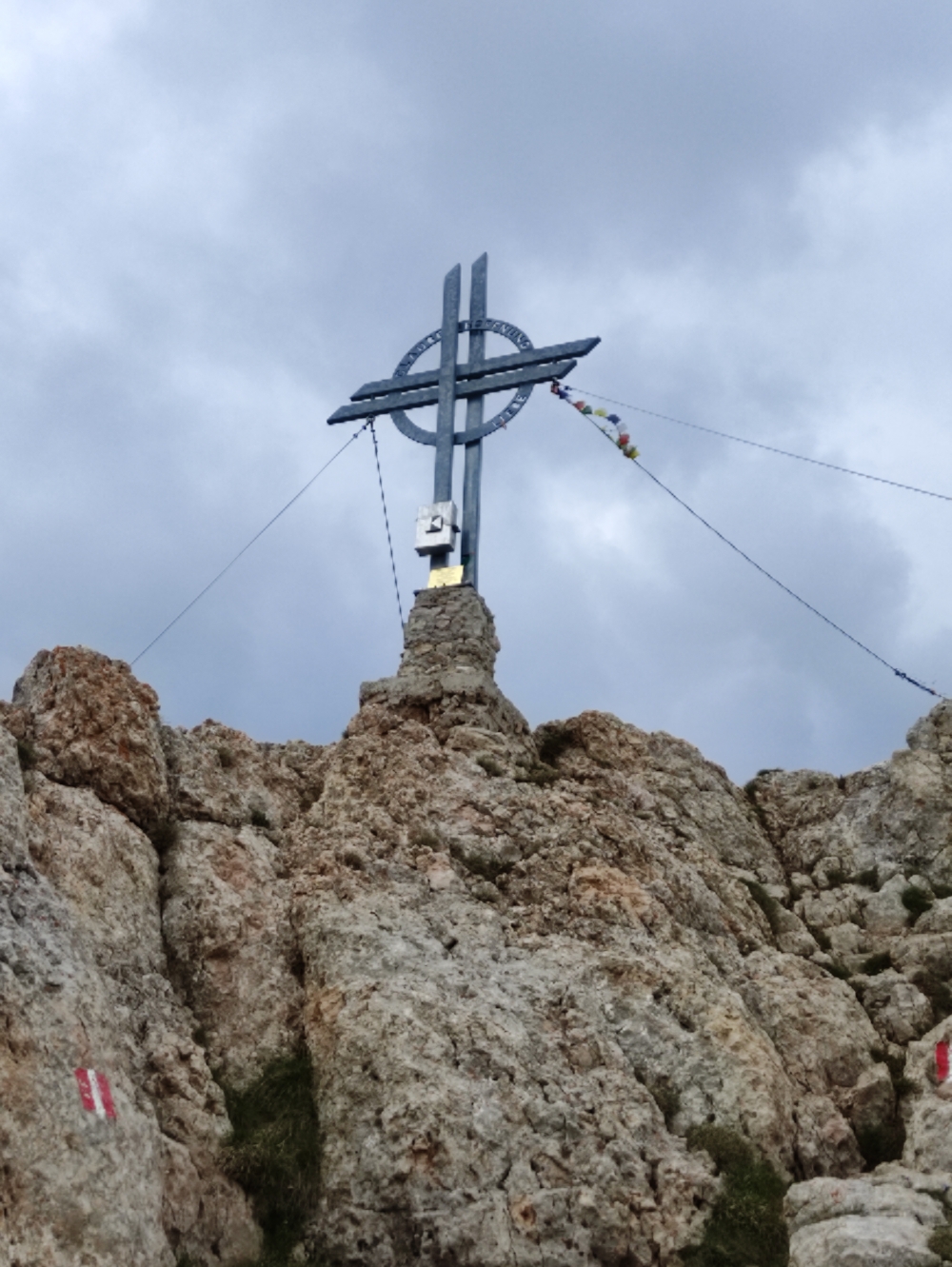 Rofanspitze: Gipfelkreuz