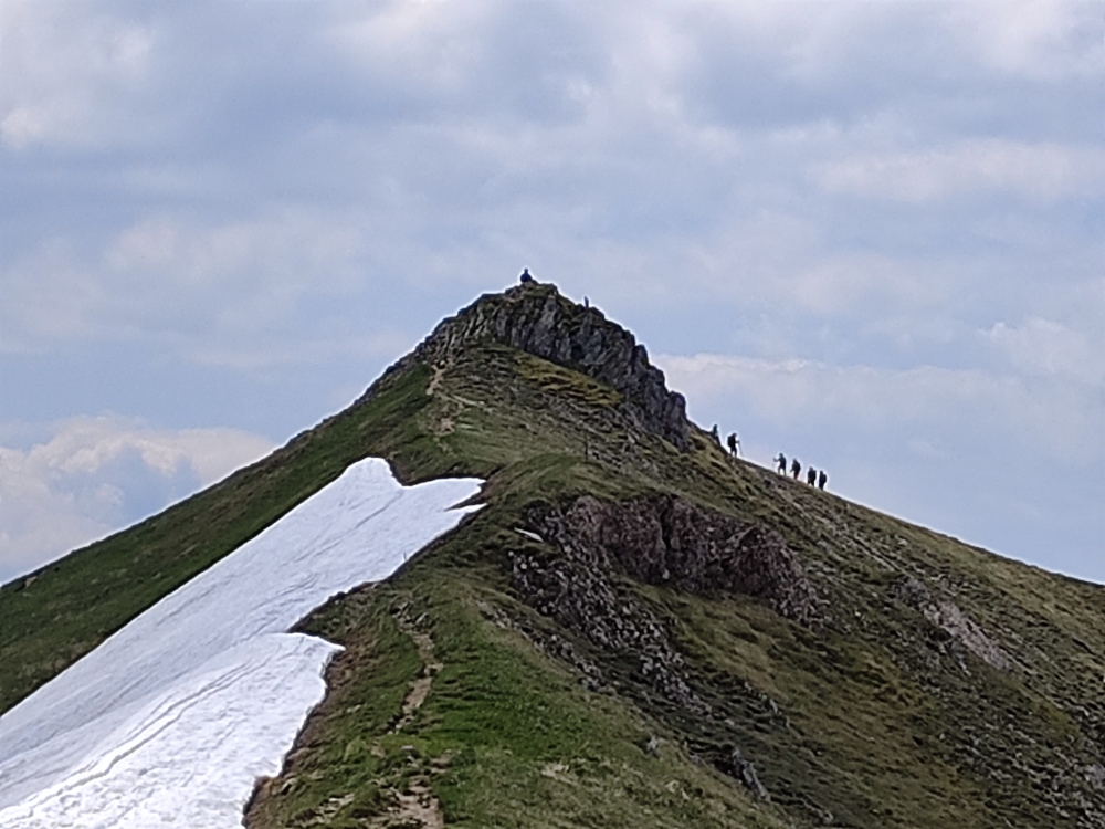 Die letzten Meter zum Gipfel von Nordwesten (Rofanspitze)