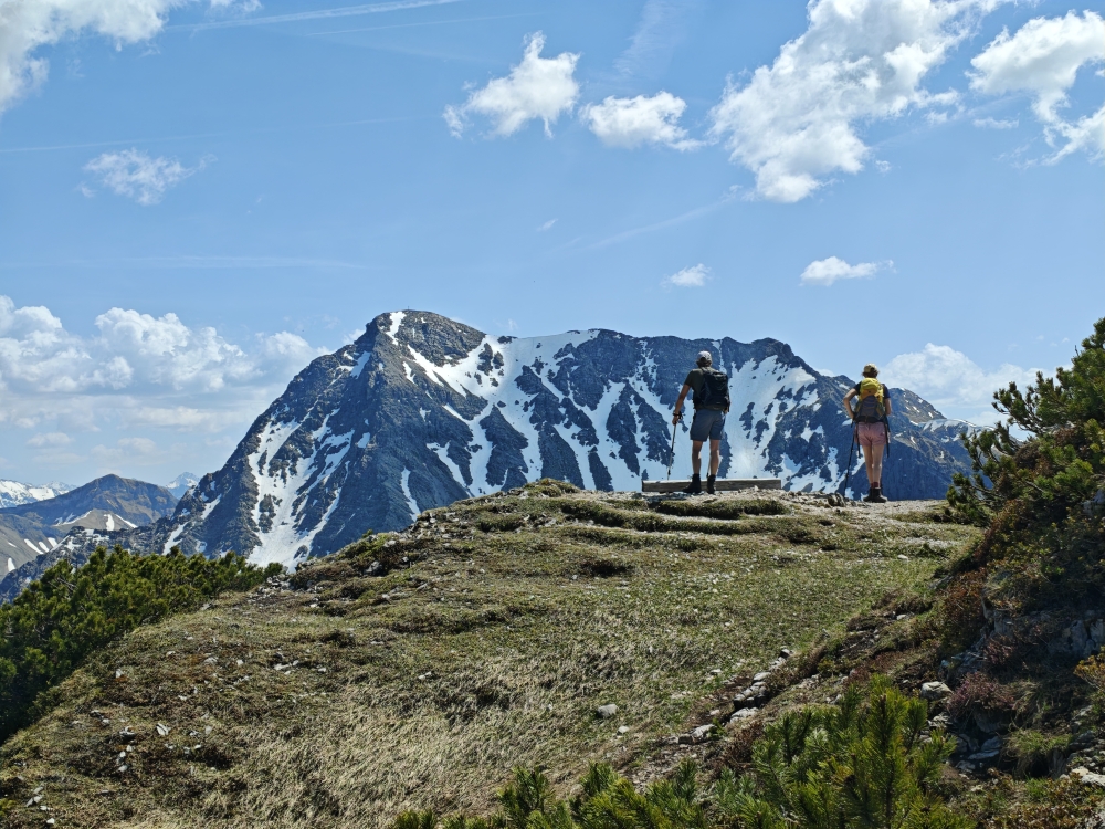 Wanderung Ponten: Wanderung Ponten: Blick auf das Gaishorn  (Rohnenspitze)