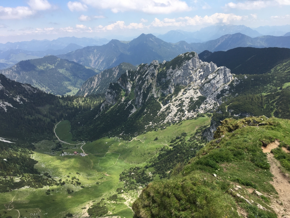 Gamswand -> Ruchenköpfe: Blick auf die Ruchenköpfe von der Rotwand