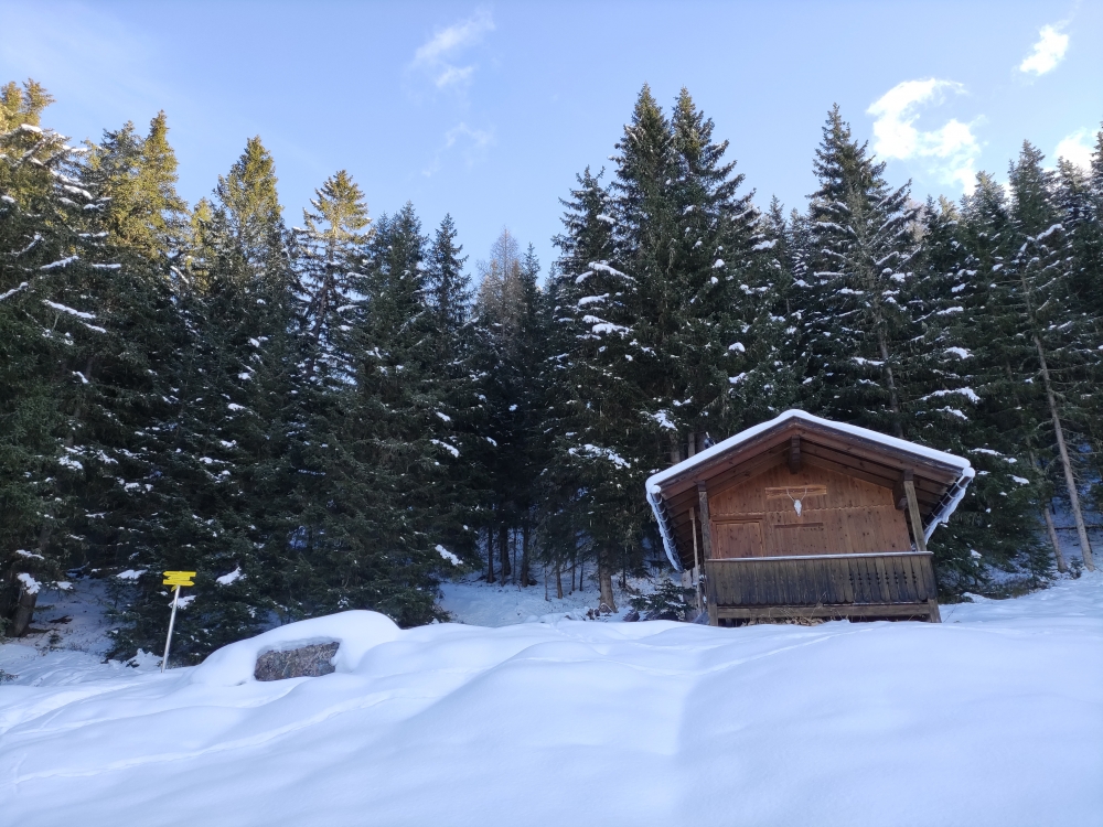 Wanderung Salfeins: An der Nederer Hütte vorbei