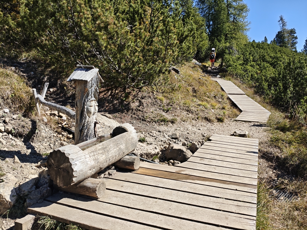 Wanderung Sass da Ciampac: Quelle 