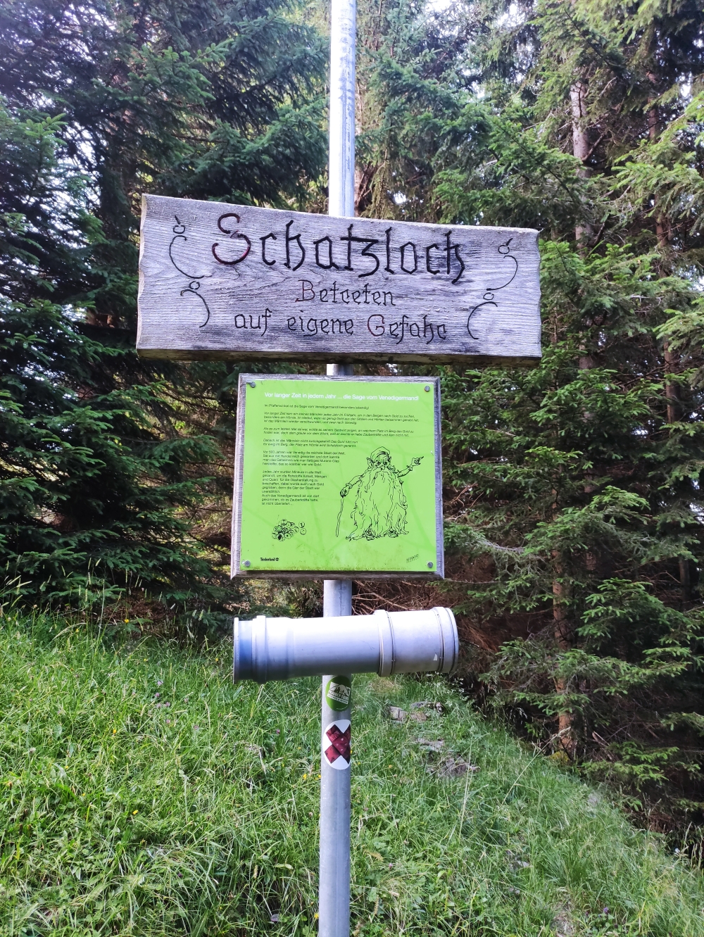 Wanderung Hinteres Hörnle: Wanderung Hinteres Hörnle: Schatzloch