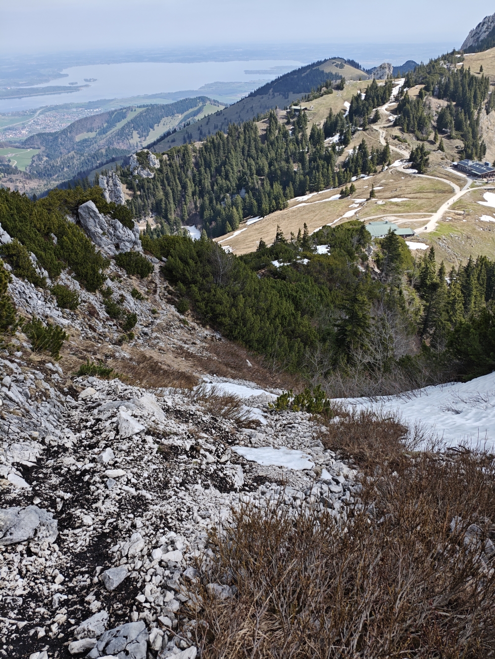 Wanderung Scheibenwand: Etwas haariger Abstieg 